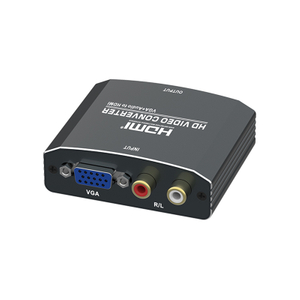 VGA+R/L to HDMI Converter