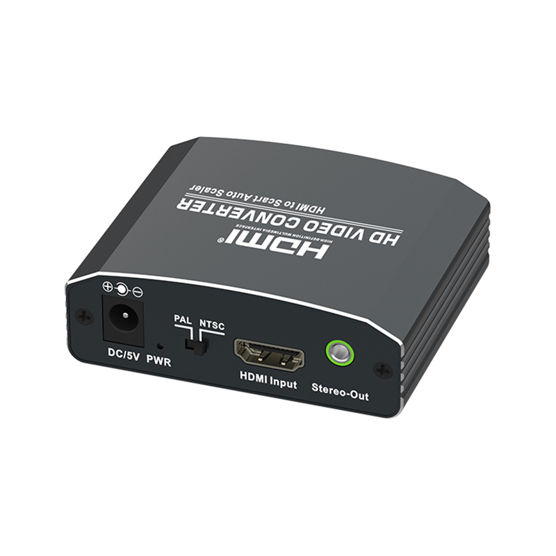 HDMI to Scart+Stereo Converter(Up to 4K)