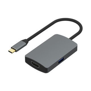 TYPE C to HDMI*2+USB3.0+PD