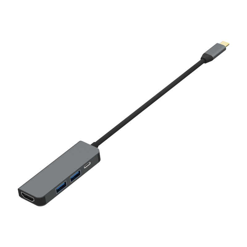 TYPE C to HDMI+USB3.0*2+PD
