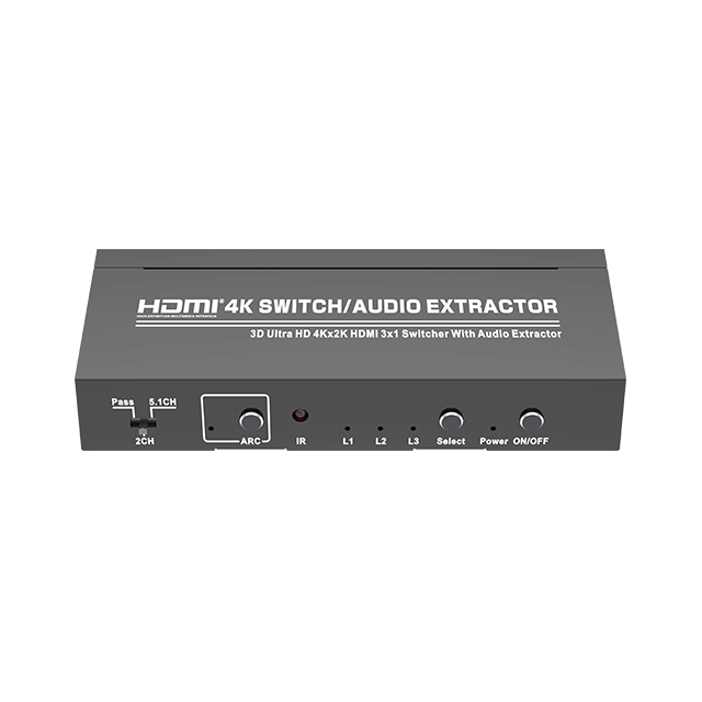 HDMI 3x1 Switcher (3D ARC Audio EDID setting 5.1CH/ADV/2CH)
